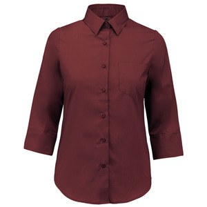 Kariban K558 - Ladies' 3/4 sleeve shirt Wine