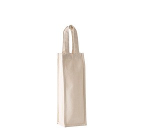 Kimood KI0269 - Cotton canvas bottle holder bag