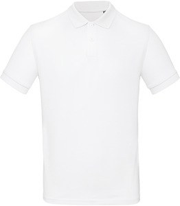 B&C CGPM430 - Men's organic polo shirt White