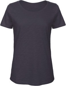 B&C CGTW047 - Women's Organic Slub Inspire Tee Chic Navy