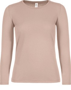 B&C CGTW06T - Women's long sleeve t-shirt #E150 Millennial Pink