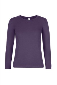 B&C CGTW08T - Women's long sleeve t-shirt #E190 Urban Purple