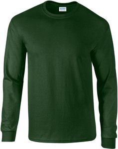 Gildan GI2400 - Men's Long Sleeve 100% Cotton T-Shirt Forest Green