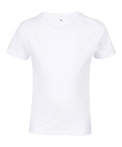 RTP Apparel 03258 - Tempo 185 Kids Kids’ Short Sleeve Cut And Sewn T Shirt White