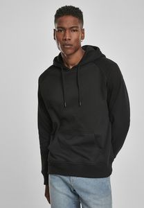 Build Your Brand BY093 - Raglan Sweatshirt Hoody Black