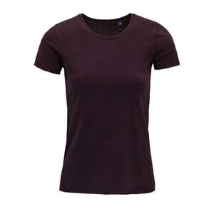 NEOBLU 03571 - Leonard Women Women’S Short Sleeve T Shirt Deep Burgundy