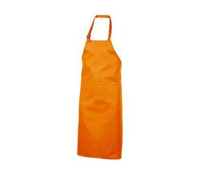 NEWGEN TB101 - Polycotton Bib Apron With Pocket Orange