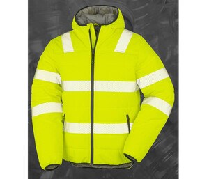 Result RS500X - High visibility jacket in recycled polyester Fluorescent Yellow