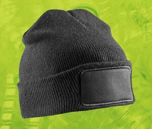 Result RC934X - Recycled acrylic thinsulate™ beanie Black