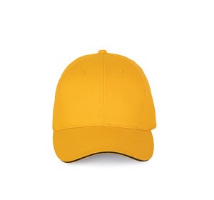 K-up KP191 - Cap with contrasting sandwich visor - 6 panels