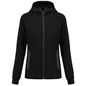 PROACT PA359 - Ladies’ hooded sweatshirt Black