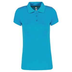 ProAct PA481 - LADIES' SHORT SLEEVE POLO SHIRT Light Turquoise