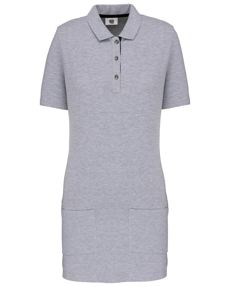 WK. Designed To Work WK209 - Ladies’ short-sleeved longline polo shirt