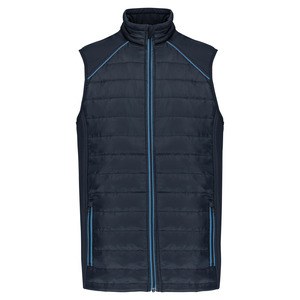 WK. Designed To Work WK606 - Dual-fabric DayToDay bodywarmer Navy / Light Royal Blue