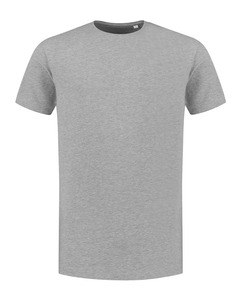 Lemon & Soda LEM1130 - T-shirt crewneck fine cotton elasthan Grey Heather