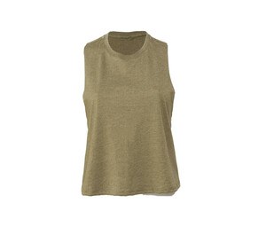 Bella + Canvas BE6682 - Women's racerback tank top Heather Olive