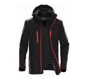 Stormtech SHXB4 - 3 in 1 men's parka Black / Bright Red