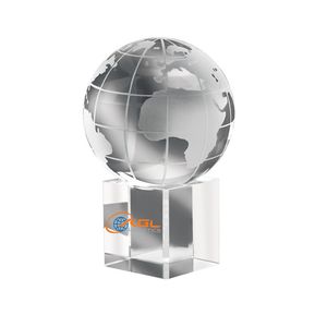 GiftRetail IT1537 - MUNDI Mundi desk paper weight Transparent