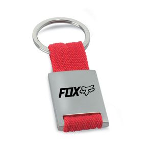 GiftRetail IT3020 - TECH Metal rectangular key ring Red