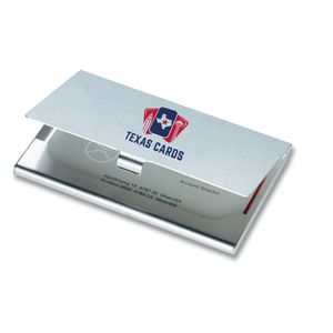 GiftRetail KC2225 - EPSOM Aluminium business card holder shiny silver