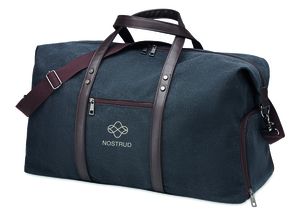 GiftRetail MO6279 - ZURICH Weekend bag in canvas 450gr/m² Black