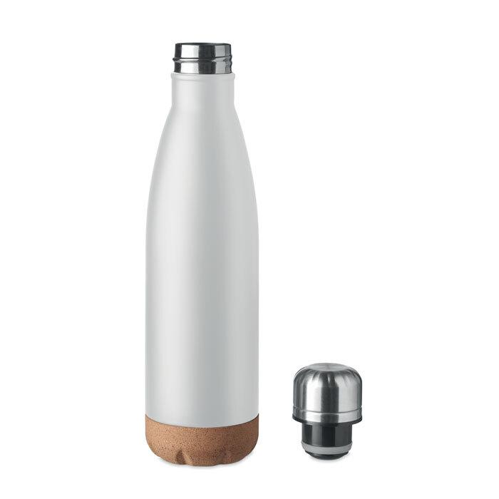 GiftRetail MO6313 - ASPEN CORK Double wall bottle 600 ml