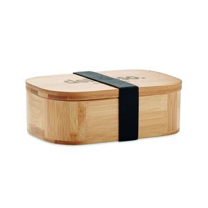 GiftRetail MO6377 - LADEN Bamboo lunch box 650ml Wood