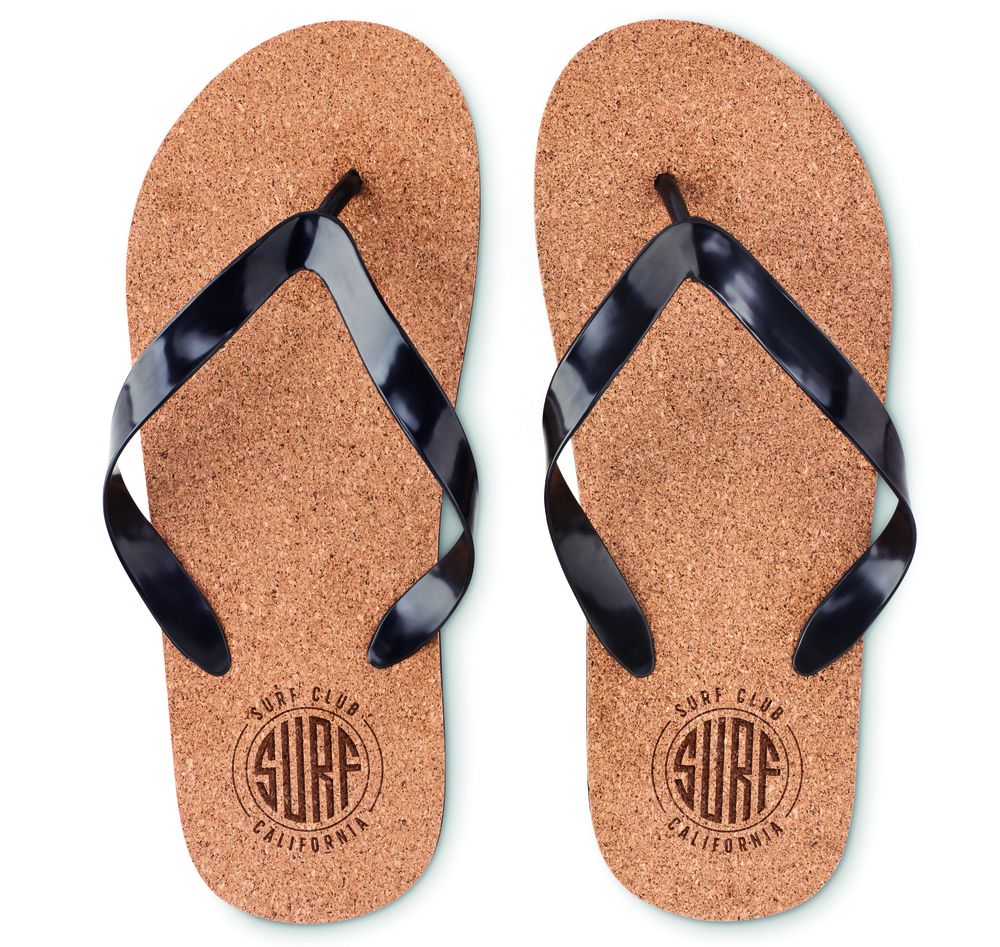 GiftRetail MO6403 - BOMBAI L Cork beach slippers L
