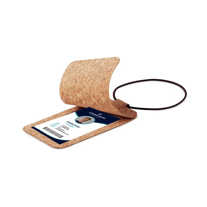 GiftRetail MO6556 - OVALIS Cork luggage tag