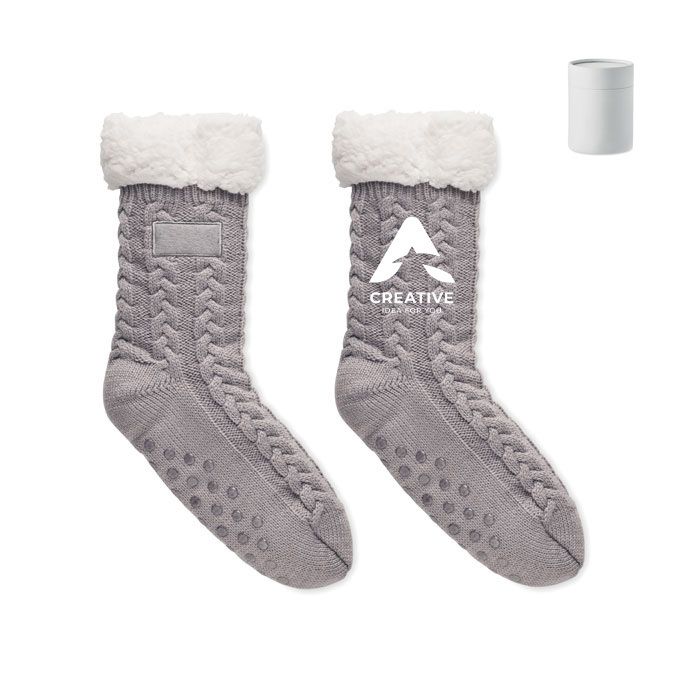 GiftRetail MO6573 - CANICHIE Pair of slipper sock M