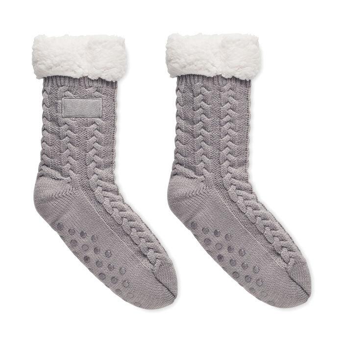 GiftRetail MO6574 - CANICHIE Pair of slipper sock L