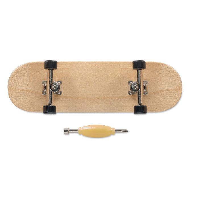 GiftRetail MO6594 - PIRUETTE Mini wooden skateboard