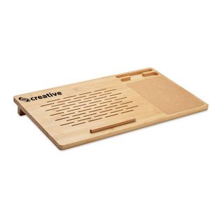 GiftRetail MO6670 - TECLAT Laptop and smartphone stand Wood