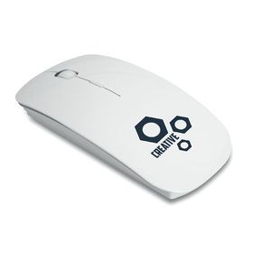 GiftRetail MO8117 - CURVY Wireless mouse White