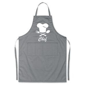 GiftRetail MO8441 - FITTED KITAB Adjustable apron Grey