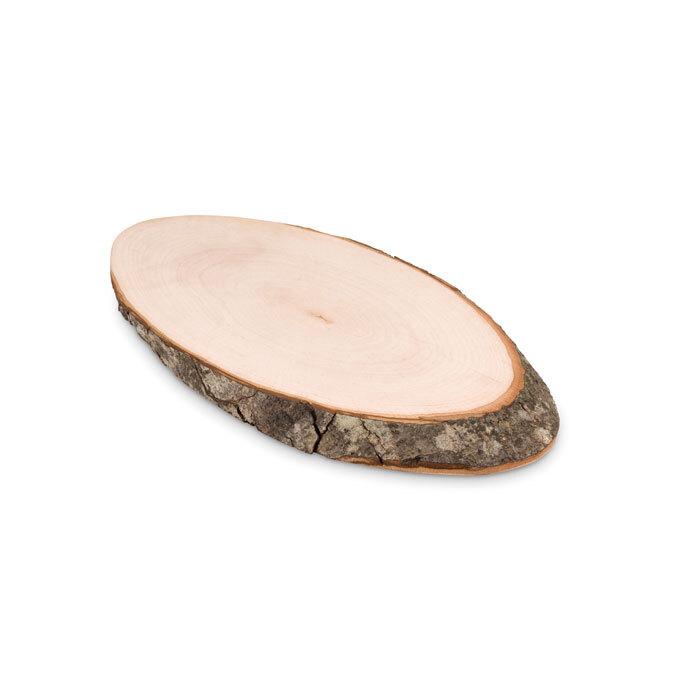 GiftRetail MO8862 - ELLWOOD RUNDA Oval board with bark