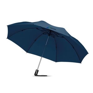 GiftRetail MO9092 - DUNDEE FOLDABLE Foldable reversible umbrella Blue