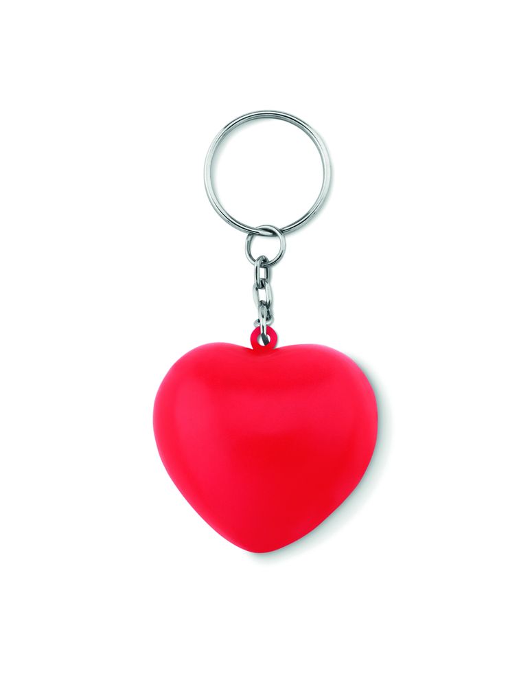 GiftRetail MO9210 - LOVY RING Key ring with PU heart