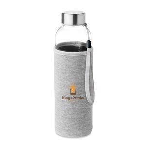 GiftRetail MO9358 - 500 ml glass bottle Grey