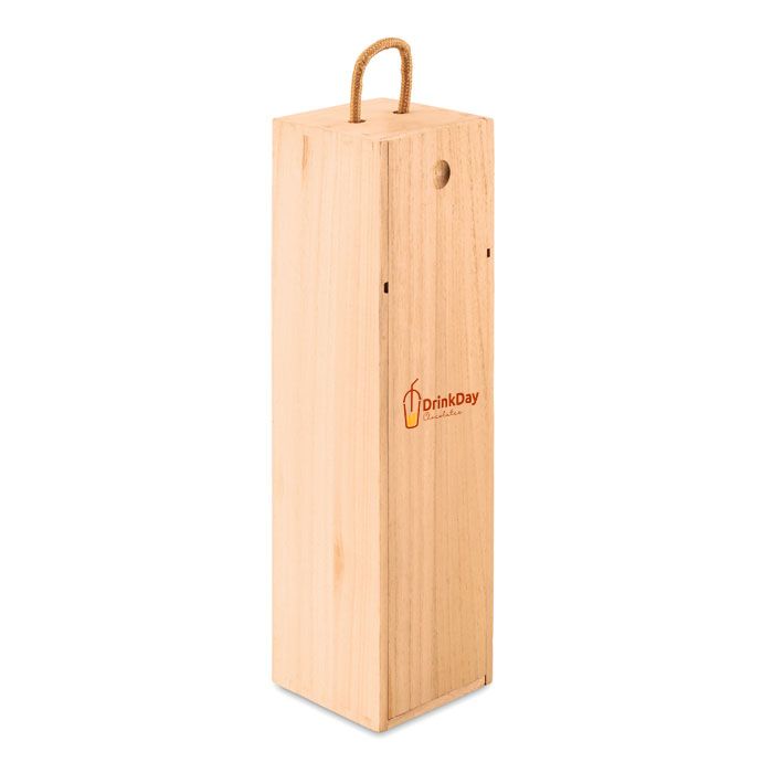 GiftRetail MO9413 - VINBOX Wooden wine box
