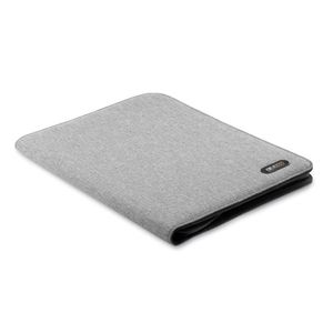 GiftRetail MO9549 - NOTES FOLDER A4 conference folder zipped Grey