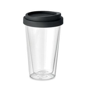 GiftRetail MO9927 - BIELO TUMBLER High borosilicate glass 350ml