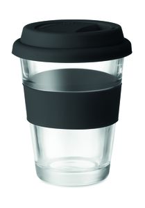 GiftRetail MO9992 - ASTOGLASS Glass tumbler 350 ml Black