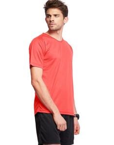 Mustaghata WINNER - ACTIVE T-SHIRT FOR MEN SHORT SLEEVES & RAGLANTES 125G Fuschia