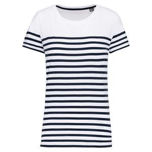 Kariban K3034 - Ladies’ Organic crew neck sailor T-shirt