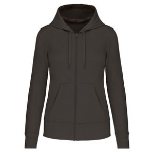 Kariban K4031 - Ladies eco-friendly zip-through hoodie