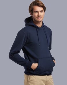 Les Filosophes ROUSSEAU - Organic cotton unisex hoodie Made in France Navy