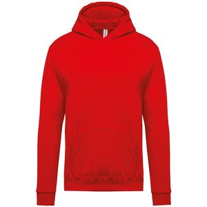 Kariban K477 - Kids’ hooded sweatshirt Red