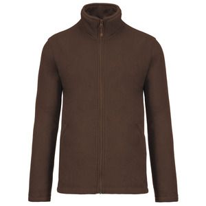 Kariban K911 - FALCO - ZIP THROUGH MICRO FLEECE JACKET Chocolate