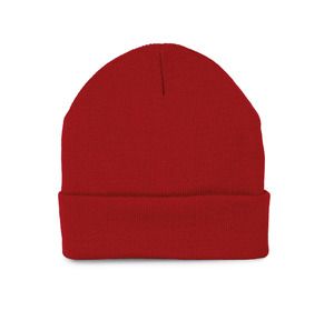 K-up KP892 - Recycled beanie with knitted turn-up